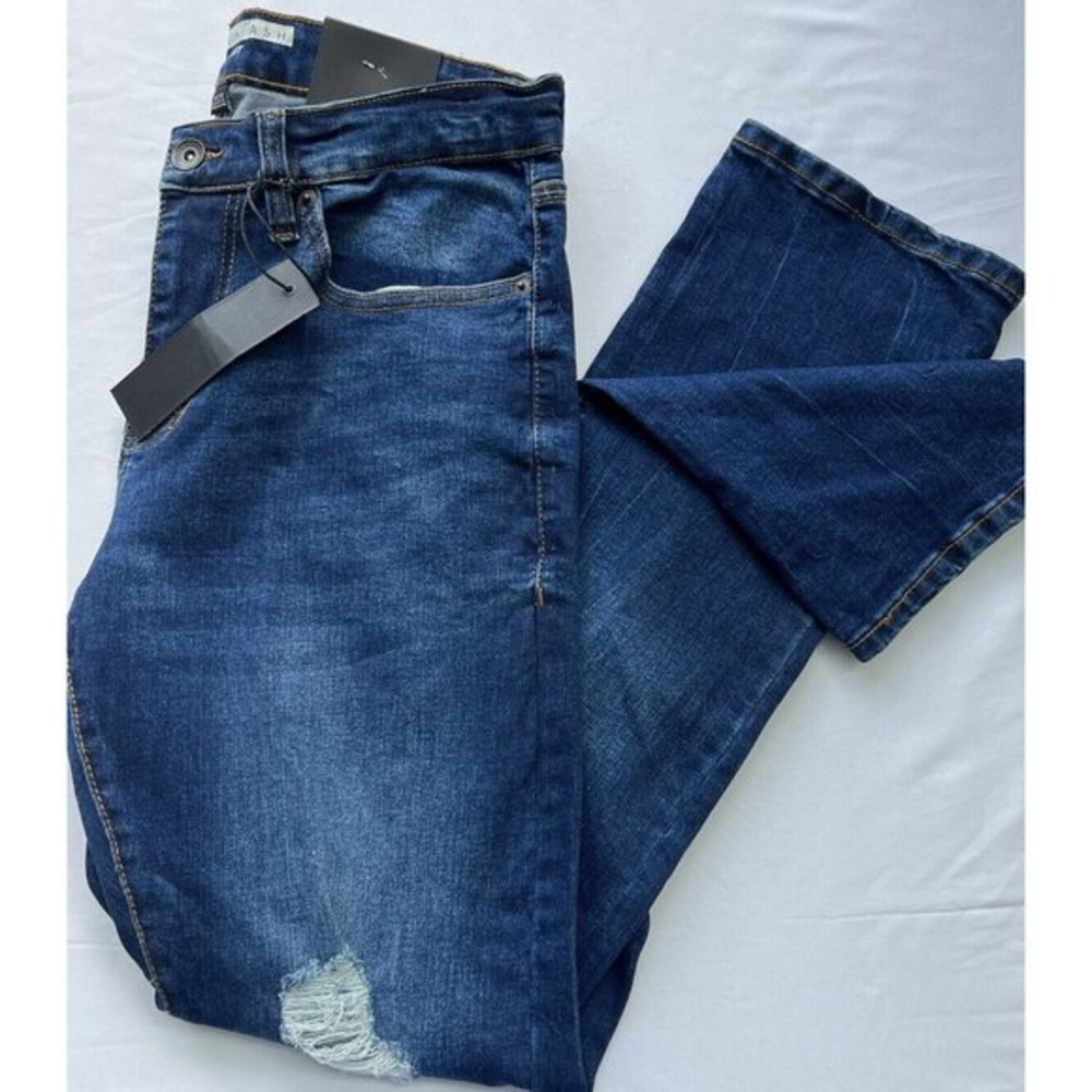 Mens Edgar + Ash 5 Pocket Denim Jeans-Slim‎ Fit 30/32 Nwt